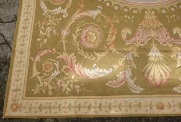 Aubusson Empire style carpet, Napoleon III period - 372cm x 265cm