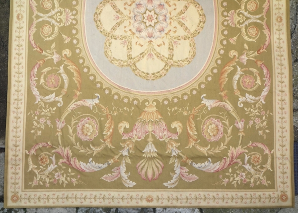 Aubusson Empire style carpet, Napoleon III period - 372cm x 265cm