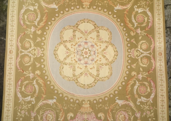 Aubusson Empire style carpet, Napoleon III period - 372cm x 265cm