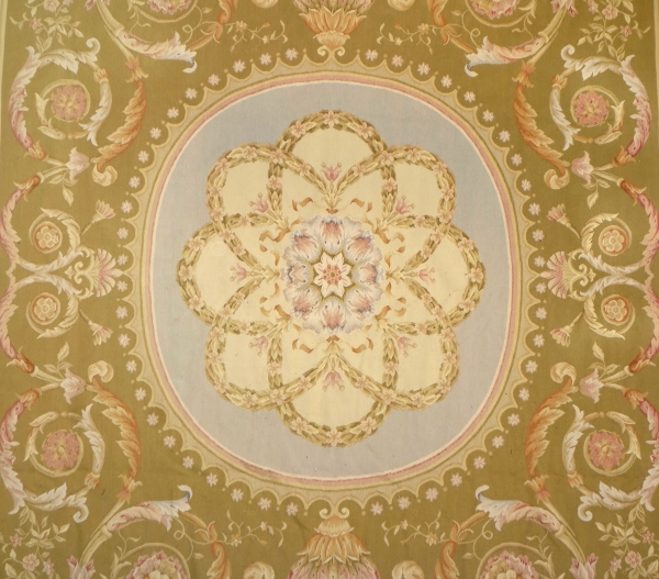 Aubusson Empire style carpet, Napoleon III period - 372cm x 265cm