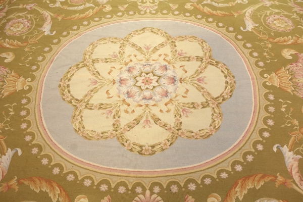 Aubusson Empire style carpet, Napoleon III period - 372cm x 265cm
