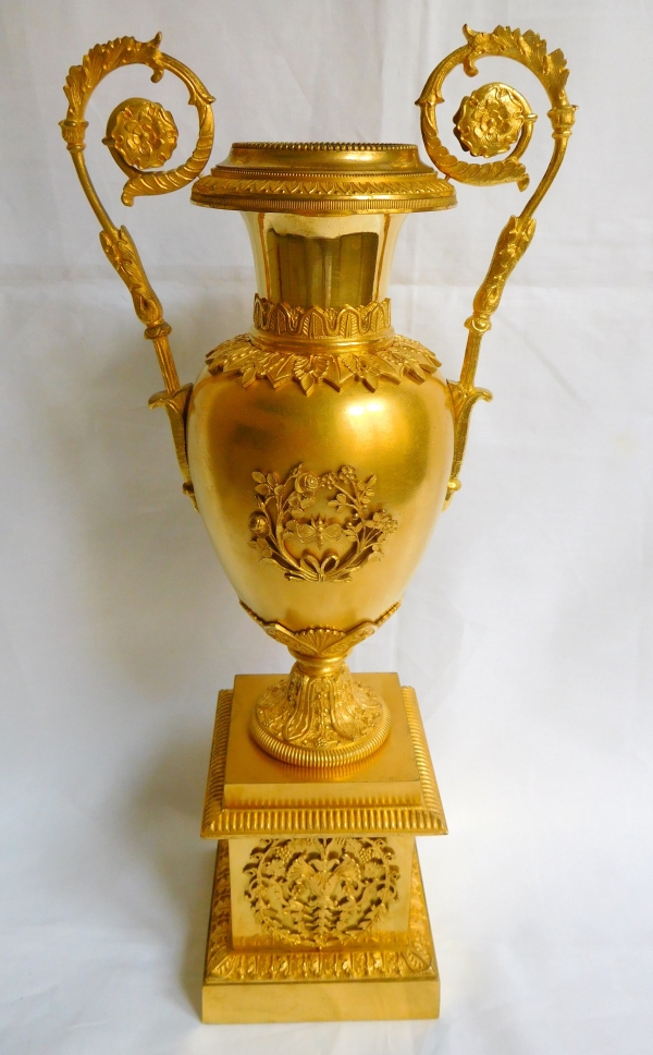 Tall Empire ormolu ornamental vase, early 19th century circa 1820