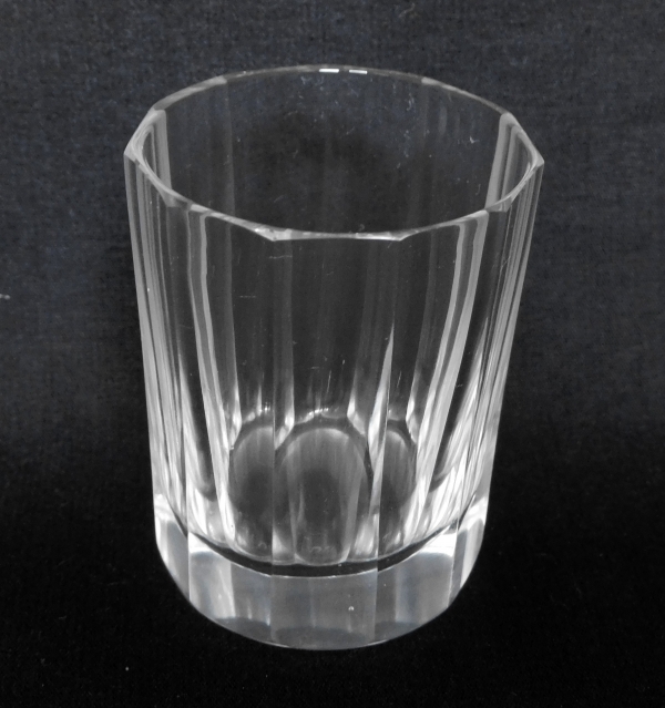 6 gobelets / verres à liqueur, cristal de Baccarat d'époque fin XIX siècle (proche modèle Malmaison)