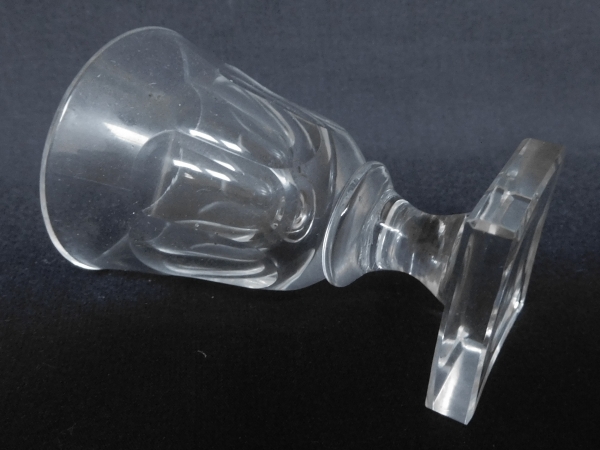 6 verres à liqueur en cristal de Baccarat / du Creusot d'époque milieu XIX siècle vers 1840