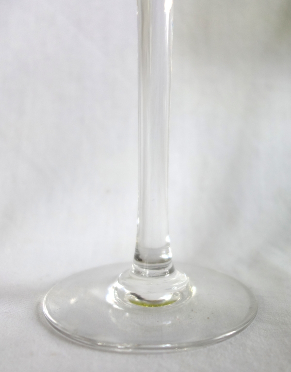 6 verres à vin du Rhin Roemers en cristal de Baccarat - forme 8738 taille 9254