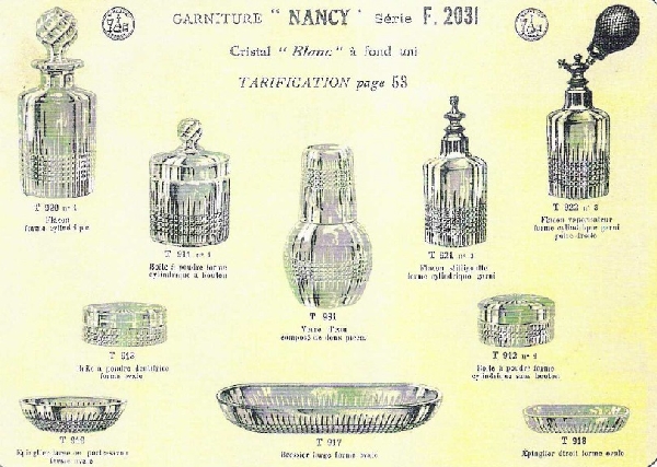 Baccarat crystal ring holder, Nancy pattern