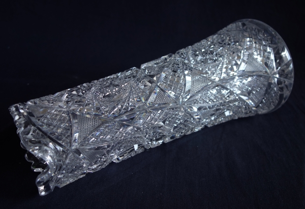 Baccarat crystal tall pitcher - canette - rare collector circa 1900