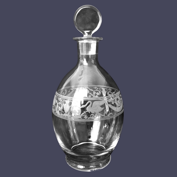 Baccarat crystal wine decanter, Empire style