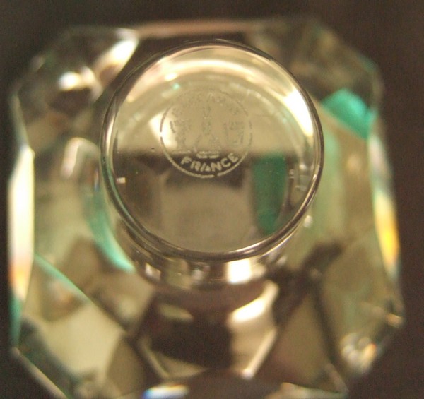 Carafe à cognac Cordon Bleu en cristal de Baccarat pour J & F Martell, signé