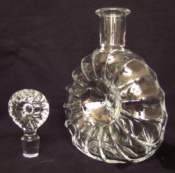 Baccarat crystal cognac or brandy decanter designed for Rémy Martin - signed