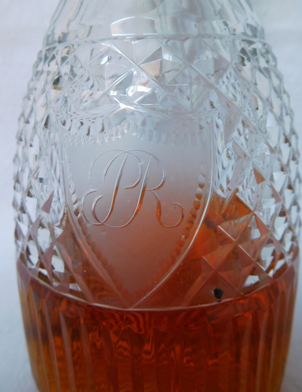 Le Creusot : Empire wine decanter / whisky bottle circa 1810 - 1820
