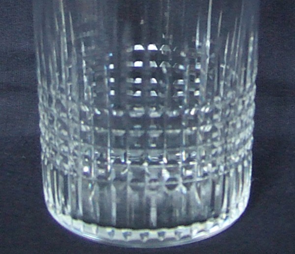 Baccarat crystal liquor decanter, Nancy pattern