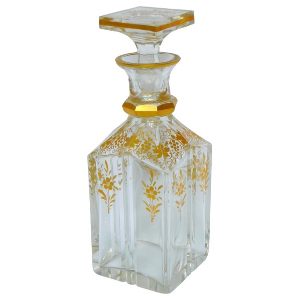 Baccarat crystal whisky / liquor decanter - Napoleon III period circa 1850