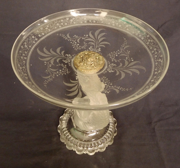 Baccarat crystal centerpiece table, late 19th century