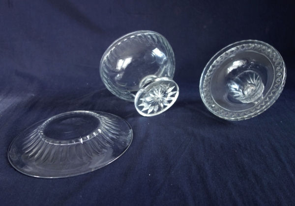 Le Creusot crystal candy box - 19th century circa 1830 - 1840