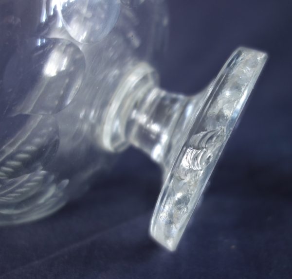 Le Creusot crystal candy box - 19th century circa 1830 - 1840