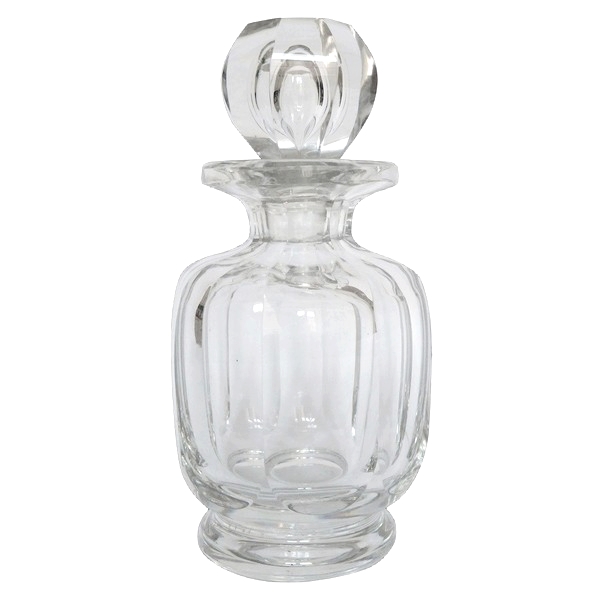 Baccarat crystal perfume bottle, Malmaison pattern - 17cm - signed