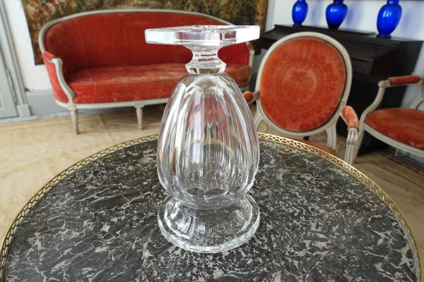 Tall St Louis crystal vase, late 19th century