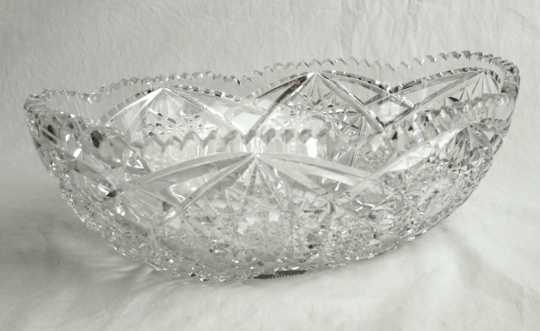 Large Baccarat crystal serving bowl or table centerpiece