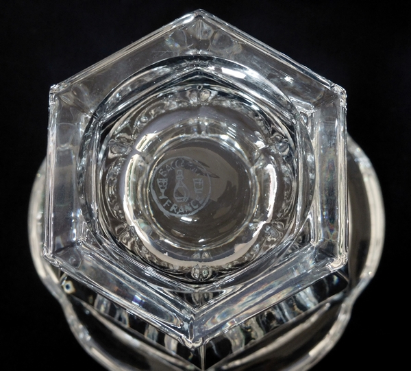 Moutardier en cristal de Baccarat, modèle Harcourt Missouri