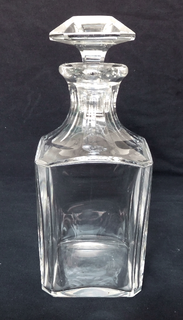 Carafe à whisky en cristal de Baccarat, modèle Perfection - signée