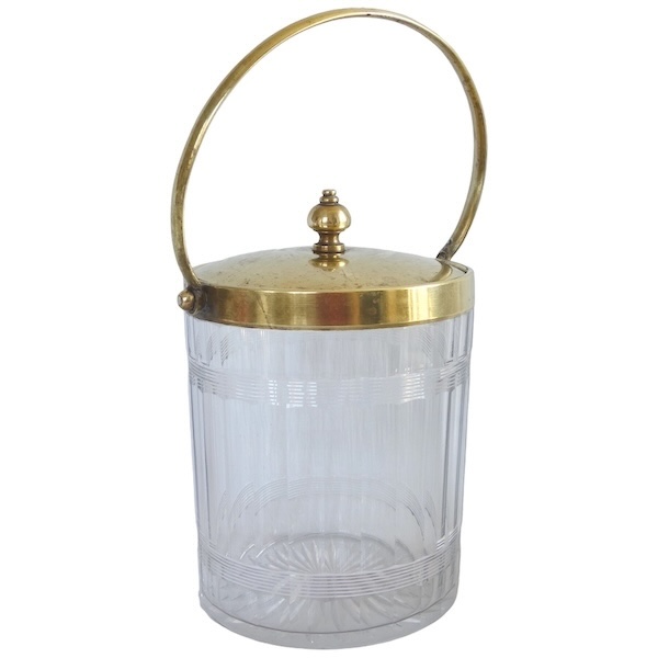 Baccarat crystal biscuit jar - Chicago pattern