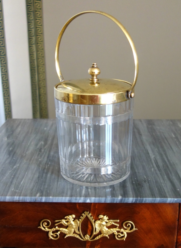 Baccarat crystal biscuit jar - Chicago pattern