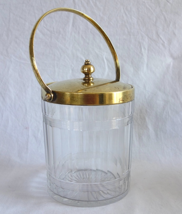 Baccarat crystal biscuit jar - Chicago pattern