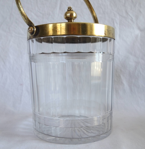 Baccarat crystal biscuit jar - Chicago pattern