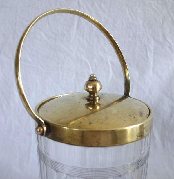 Baccarat crystal biscuit jar - Chicago pattern