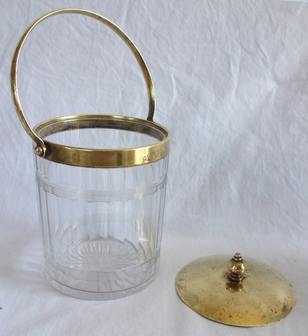 Baccarat crystal biscuit jar - Chicago pattern