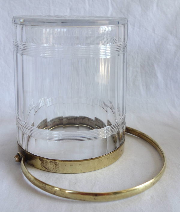 Baccarat crystal biscuit jar - Chicago pattern