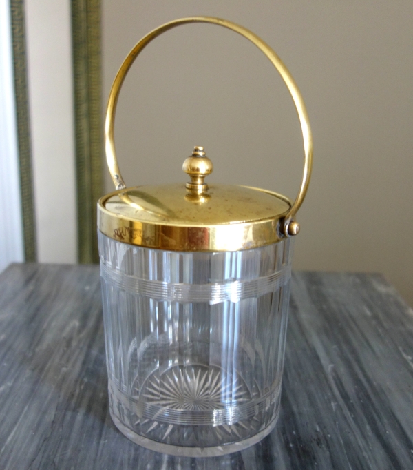 Baccarat crystal biscuit jar - Chicago pattern