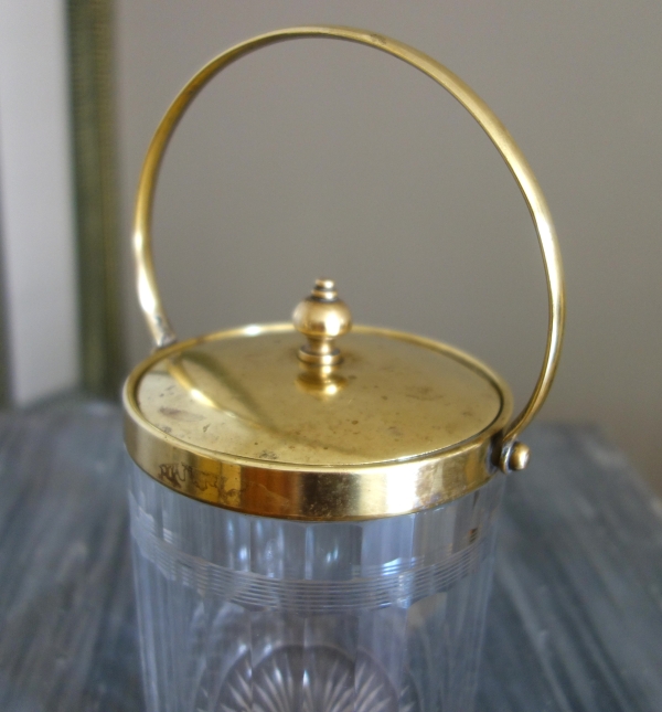 Baccarat crystal biscuit jar - Chicago pattern