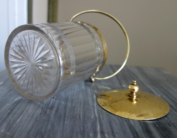 Baccarat crystal biscuit jar - Chicago pattern