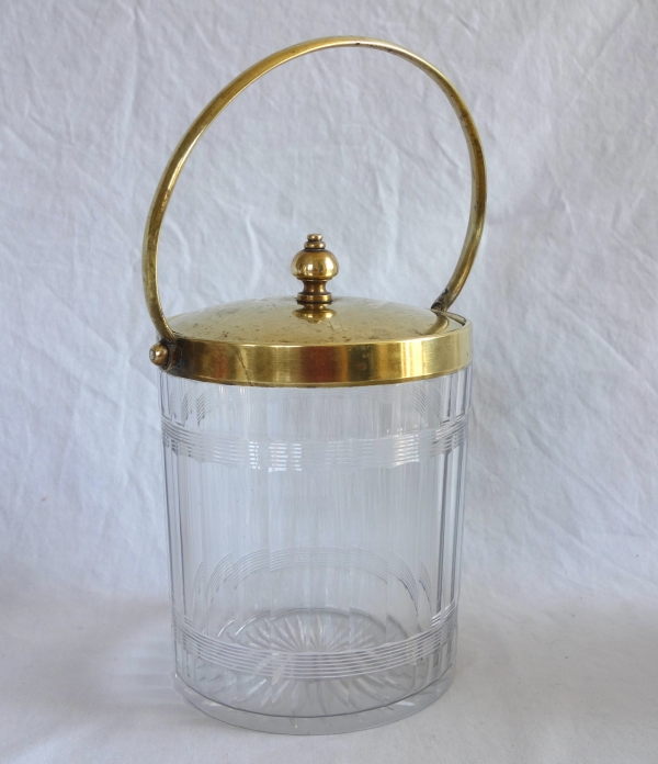 Baccarat crystal biscuit jar - Chicago pattern