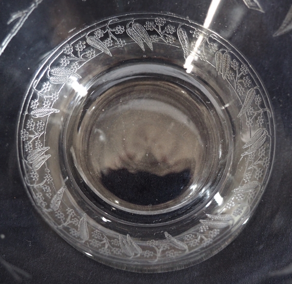 Sucrier en cristal de Baccarat, modèle Mimosa