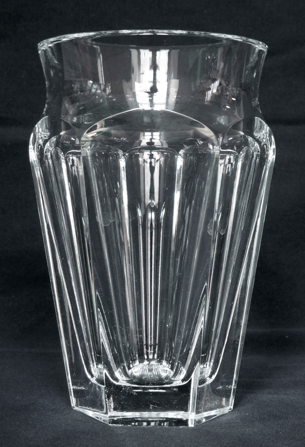 Baccarat crystal vase, Nelly pattern - 12.9cm - signé