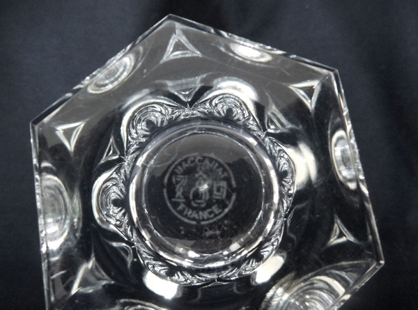 Baccarat crystal vase, Nelly pattern - 12.9cm - signé