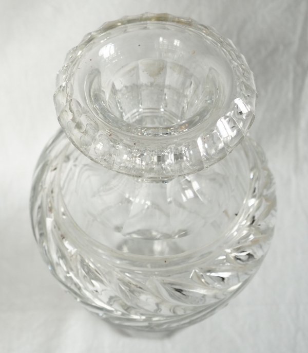 Vase en cristal de Baccarat de style Restauration - production du Musée - 25cm