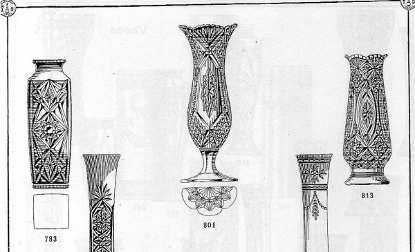 Baccarat - tall opalin and crystal vase, blue overlay cristal enhanced with fin gold - 25cm