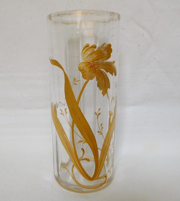 Baccarat gilt crystal vase, early 19th century