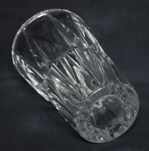 Vase en cristal de Saint Louis, modèle Camaret - signé - 20cm