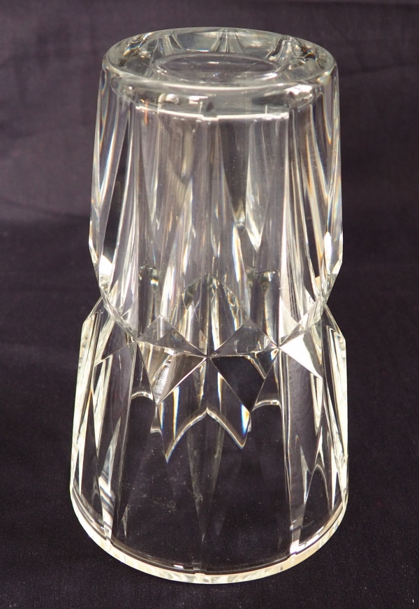 Vase en cristal de Saint Louis, modèle Camaret - signé - 20cm