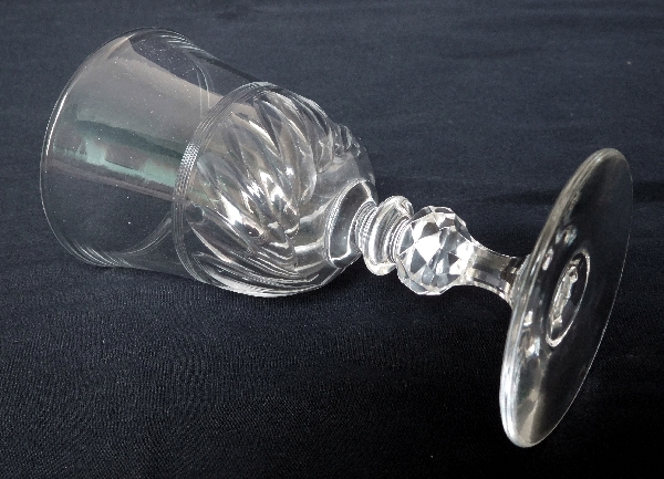 Baccarat crystal wine glass, Napoleon III production - 12.2cm