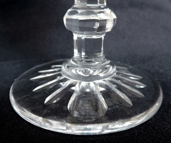 Baccarat / Le Creusot crystal wine glass, mid 19th century