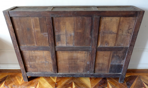 Louis XVI marquetry bookcase or showcase, 18th century circa 1780