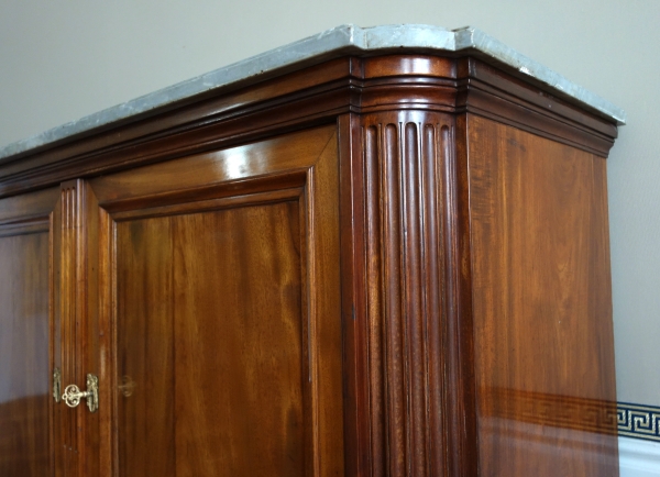 Louis XVI mahogany Parisian sideboard in the taste of Etienne Avril - 18th century