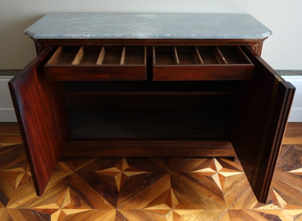 Louis XVI mahogany Parisian sideboard in the taste of Etienne Avril - 18th century