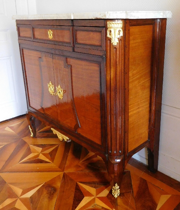 Mahogany and rosewood buffet, French transition period circa 1770